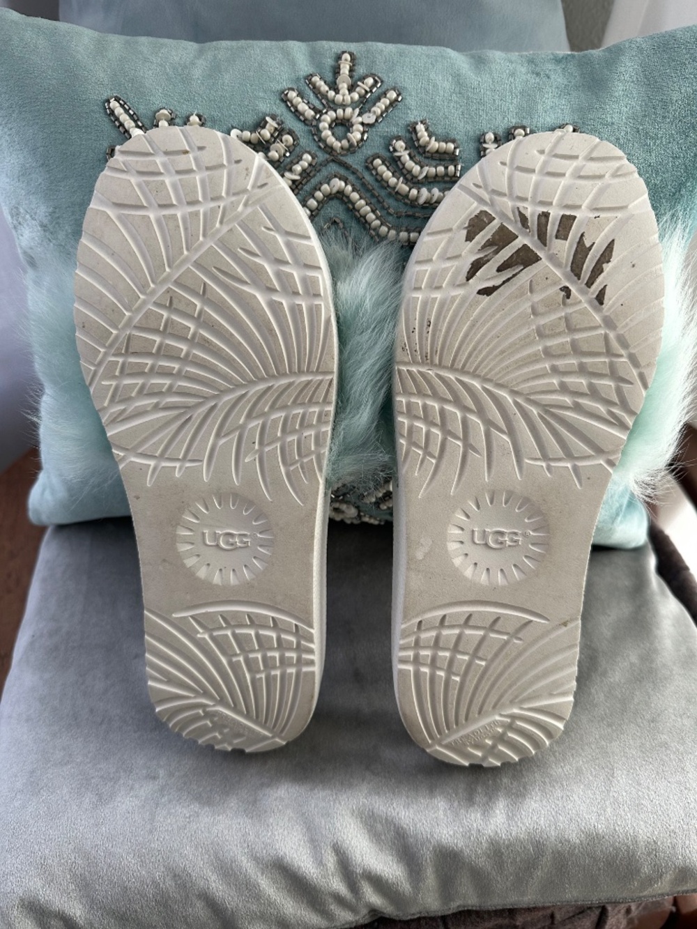 UGG Royale slides baby blue size 8 - Picture 2 of 5